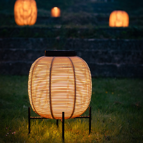 Tika Outdoor Portable Solar Lamp with Base