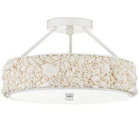 Turbinella Semi Flush Ceiling Light