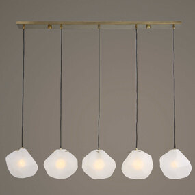 Geodesic Linear 5-Light Pendant