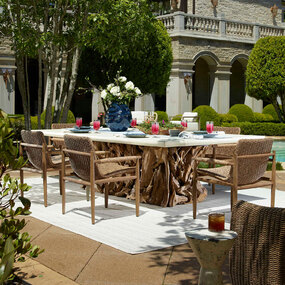 Stonewood Indoor / Outdoor Ping Pong Dining Table by Uttermost
