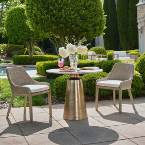 Midsummer Indoor / Outdoor Bistro Table by Uttermost