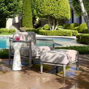Borneo Outdoor Ottoman