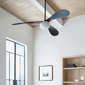 Drape Smart Ceiling Fan with Color Select Light
