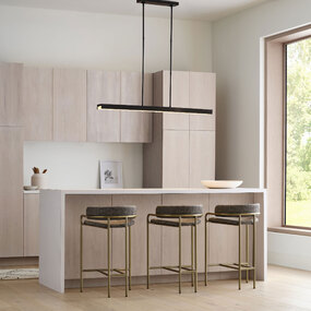 Maybeck Warm Dim Linear Chandelier by Visual Comfort Modern