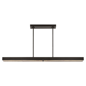 Maybeck Warm Dim Linear Chandelier