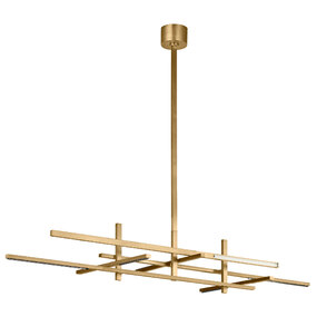 Cityscape Stacked Linear Chandelier