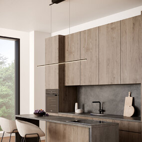 Vega Minor Linear Pendant by Kuzco Lighting