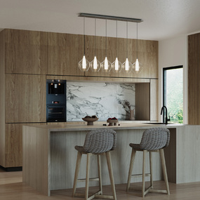 Victoria Drop Linear Multi Light Pendant by Kuzco Lighting Victoria Drop Linear Multi Light Pendant by Kuzco Lighting