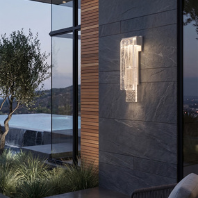 Waterfall Outdoor Wall Light