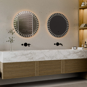 XO Round Tunable Touchless LED Mirror