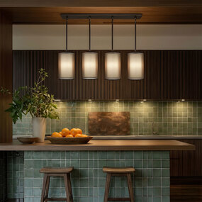 Saturnia Linear Multi Light Pendant by Robert Abbey