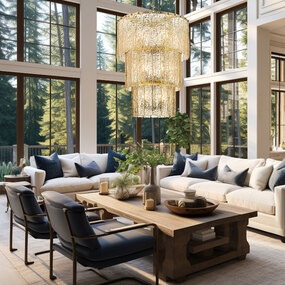 Glacier Tiered Chandelier by Z-Lite