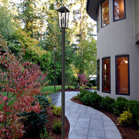 Gannon Outdoor Post Light with Burial Base