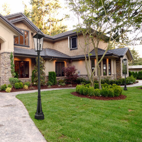 Gannon Outdoor Post Light with Decorative Post by Z-Lite