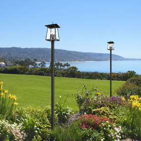 Rainer Outdoor Post Light with Burial Base