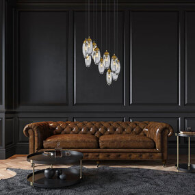 Arden Round Multi-Light Pendant by Z-Lite