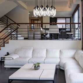 Arden Round Multi-Light Pendant by Z-Lite