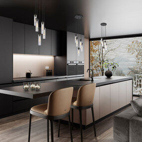 Beau Round Multi-Light Pendant by Z-Lite