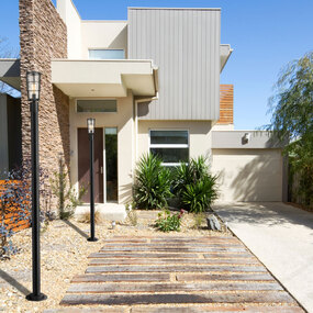 Helix Outdoor Post Light with Round Post/Stepped Base by Z-Lite