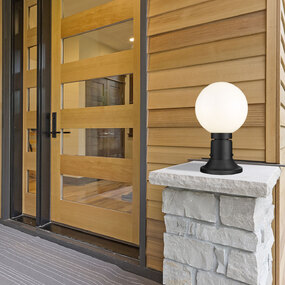 Laurent Outdoor Pier Light with Simple Round Base