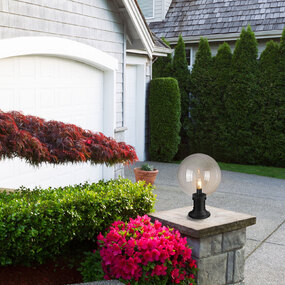 Laurent Outdoor Pier Light with Simple Round Base by Z-Lite