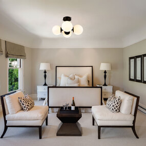 Midnetic Semi Flush Ceiling Light by Z-Lite