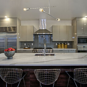 Modernist Linear Chandelier by Z-Lite