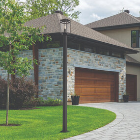 Nuri Outdoor Post Light with Round Post/Hexagon Base by Z-Lite