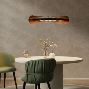 Stecche Di Legno Ring Pendant by Accord Iluminacao Stecche Di Legno Ring Pendant by Accord Iluminacao