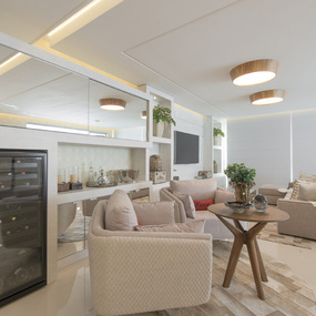 Round Tapered Flush Light by Accord Iluminacao