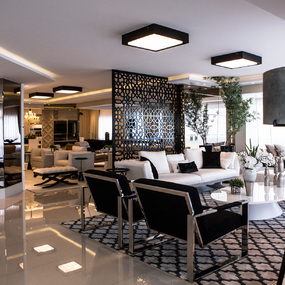 Squares Meio Ceiling Flush Light