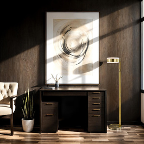 Linis Adjustable Floor Lamp by Adesso Corp.