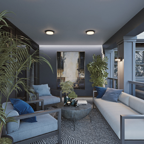 Elm Outdoor Color-Select Ceiling Light by AFX