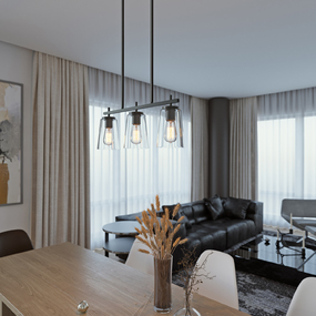 Joanna Linear Pendant by AFX