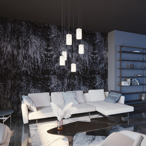 Leo Round Multi Light Pendant by AFX