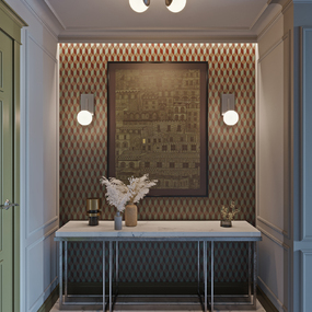 Metropolitan Semi Flush Mount by AFX