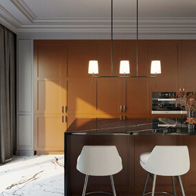 Rose Linear Pendant