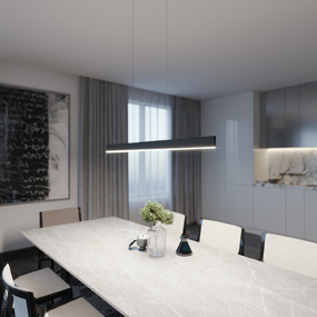 Stealth Color-Select Linear Pendant by AFX