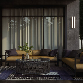 Rhea Outdoor Color-Select Wall Sconce by AFX