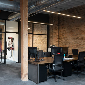 Cirrus D1 Linear Suspension w/Power/End Feed/One Canopy by PureEdge Lighting