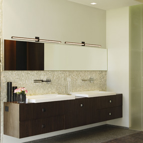 TIE STIX WOOD HORIZONTAL ADJUSTABLE  by PureEdge Lighting