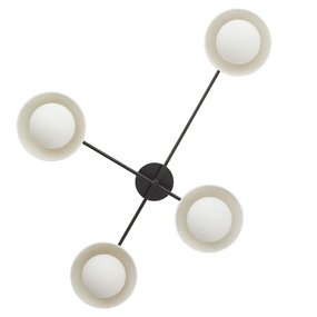Glaze Multi Semi Flush Ceiling Light