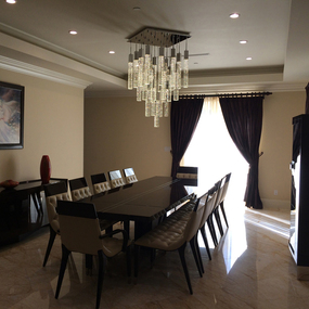 Glacier Square Multi Light Pendant by Avenue Lighting