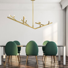 The Oaks Linear Pendant by Avenue Lighting