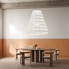 Layers Oversize Acoustic Pendant with Bulb
