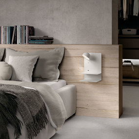 Beddy Wall Light with Double Shelf