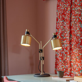 Riddle Double Table Lamp