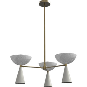 Molto 3-Arm Chandelier