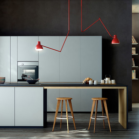 System Semi Flush Ceiling Light / Pendant