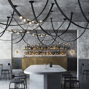 Dew Drops Chandelier by Bomma